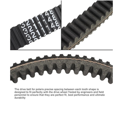 GOOFIT Drive Belt Heavy Duty Replacement for Polaris RZR 900 1000 XP XP4 2013-2024 2014-2024 3211196 3211148 3211142 3211172 3211180