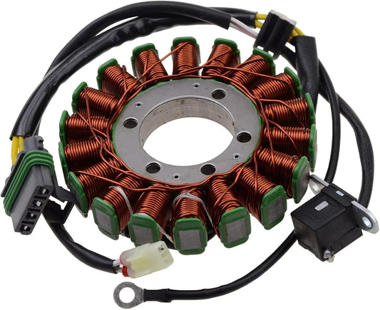 Polaris Ranger 500 Sportsman 500 HO stator coil assembly with copper wiring and connectors