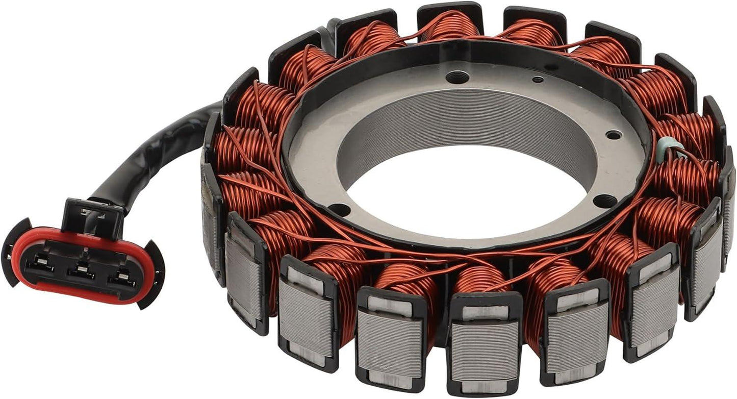 Stator with copper windings and red connector for GY6 engine motorcycle parts