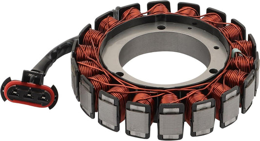 Stator with copper windings and red connector for GY6 engine motorcycle parts