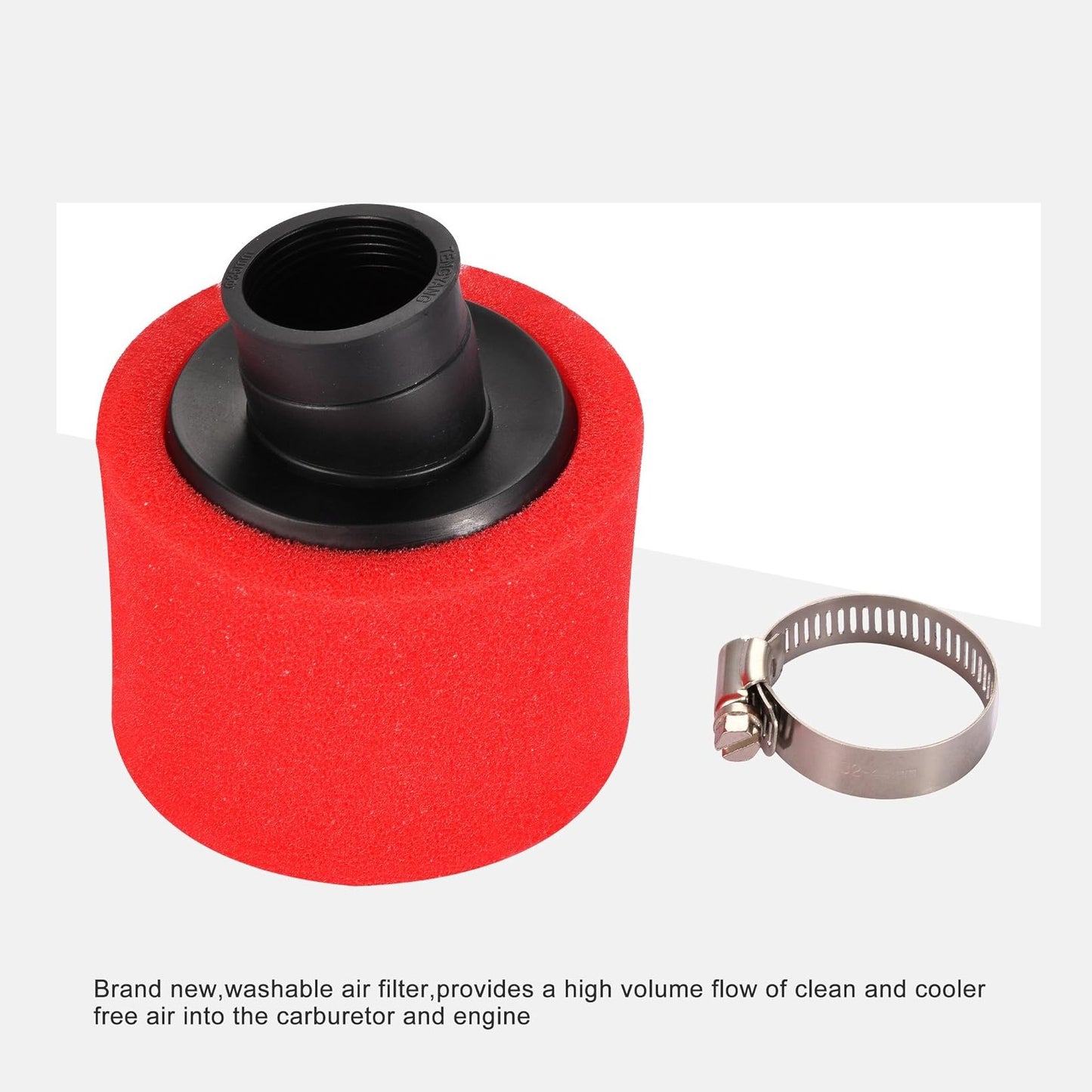 RED Bent Air Filter 35/38/42/45/48mm