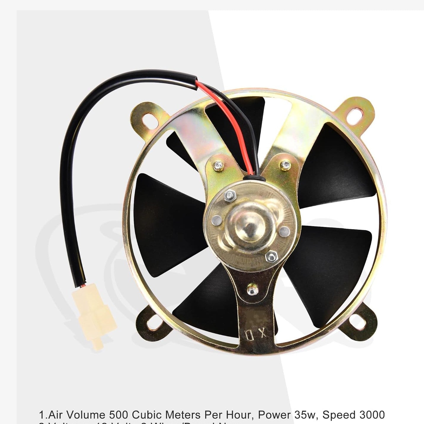 GOOFIT 12V Radiator Electric Cooling Fan for 150cc 200cc Quad Dirt Bike ATV Buggy