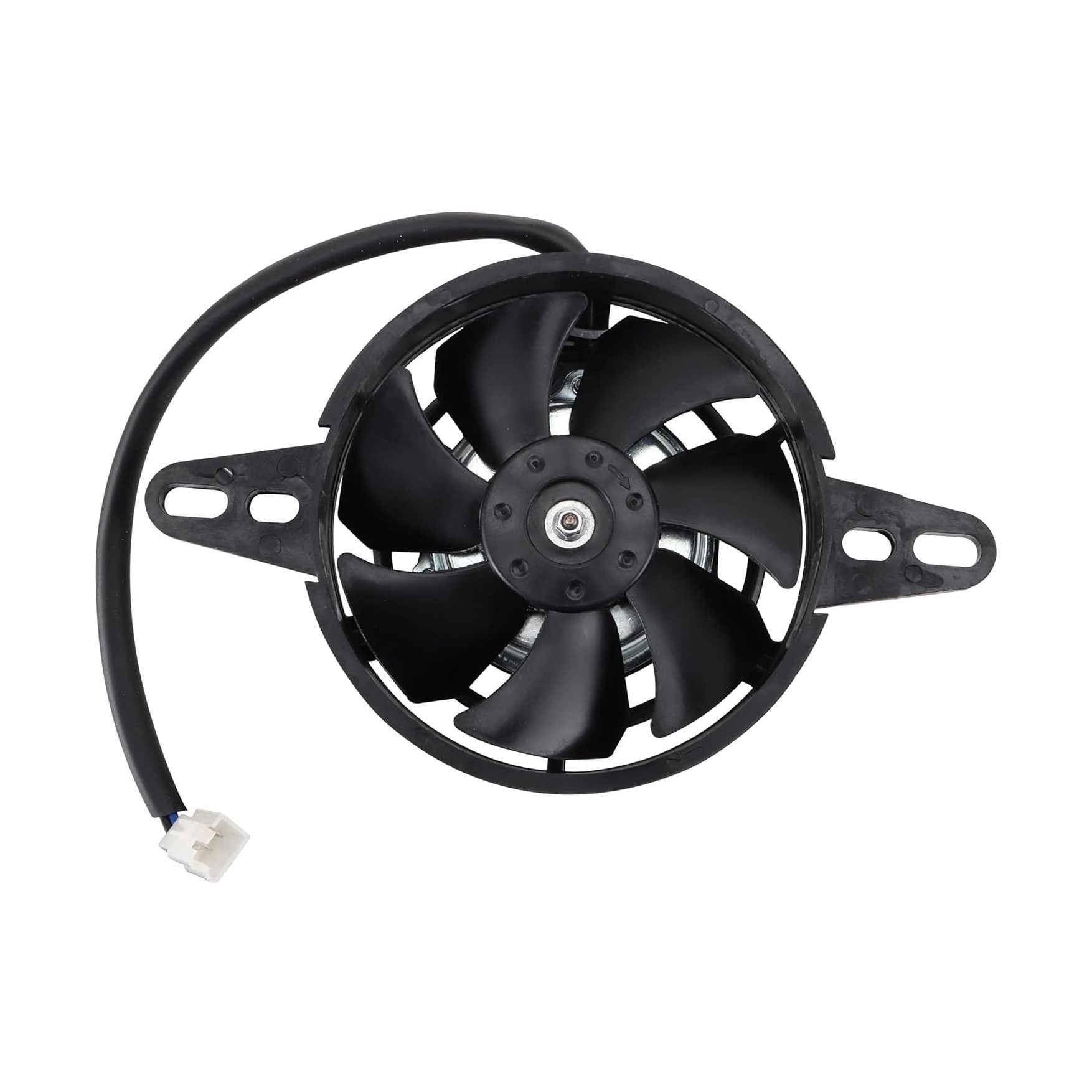 GOOFIT 12V DC Radiator Cooling Fan Replacement for Chinese NC250 150cc 200cc 250cc Water Cooled 4 Wheeler ATV Dirt Pit Bike Motorcycle UTV