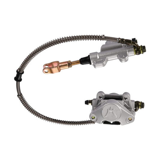 GOOFIT Rear Disc Brake Assembly Master Cylinder Caliper Replacement for 150cc 200cc 250cc Chinese ATV Quad