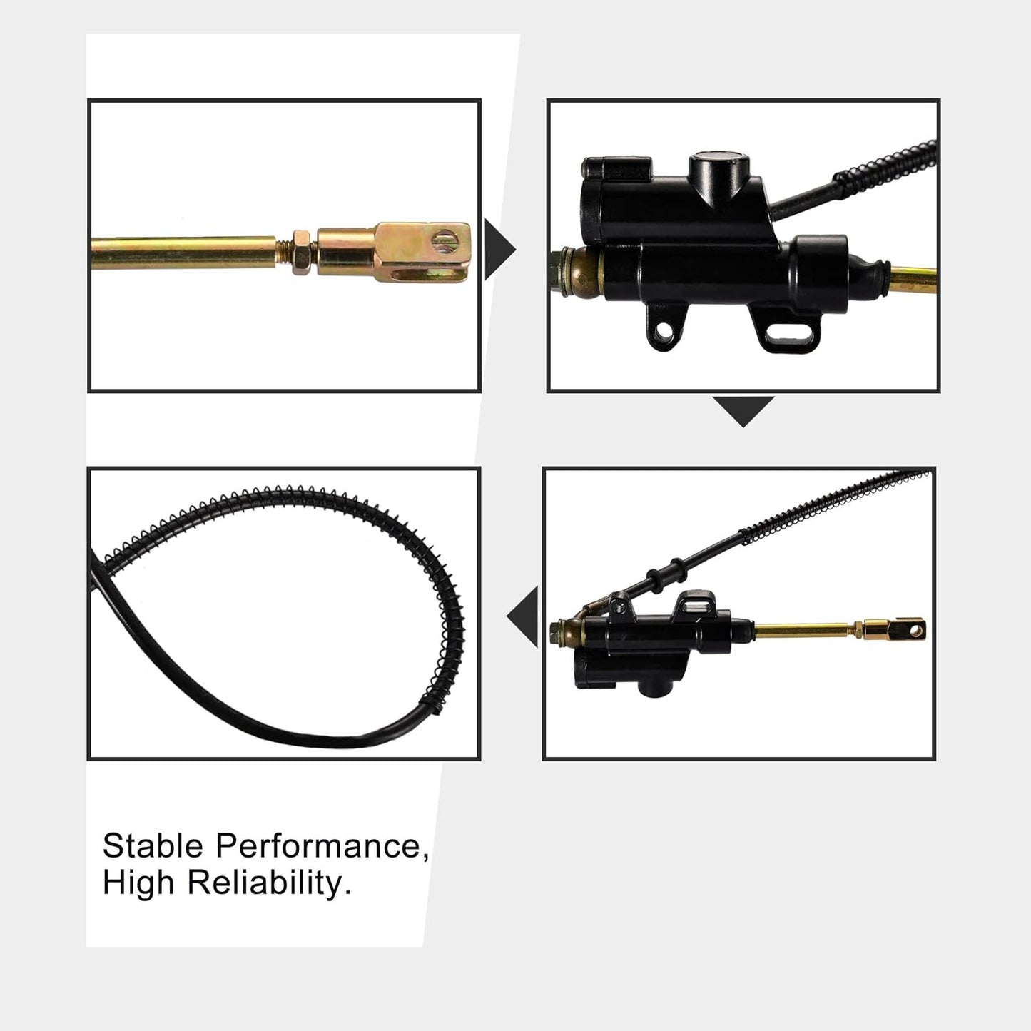 Rear Brake Assembly For SDG SSR 107 110 125 110cc 125cc Pit Dirt Bike