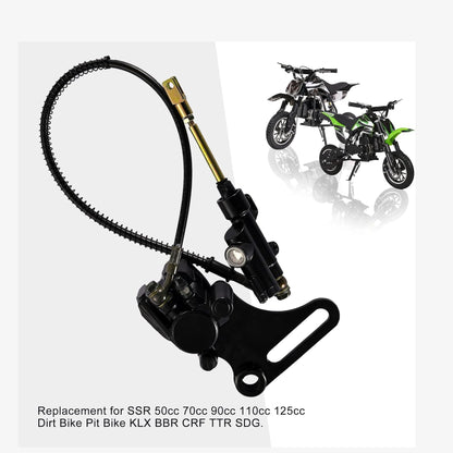 Rear Brake Assembly For SDG SSR 107 110 125 110cc 125cc Pit Dirt Bike