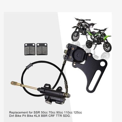 Rear Brake Assembly With Brake Pad For SSR 125/110 KLX BBR CRF TTR SDG