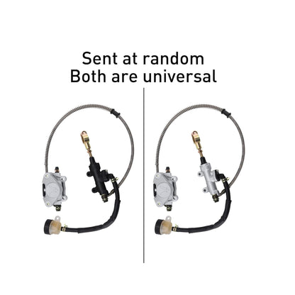 GOOFIT Rear Foot Disc Brake Master Cylinder Assembly with Oiler for 110cc 125cc 150cc 200cc 250cc ATV Quad Dune Buggy