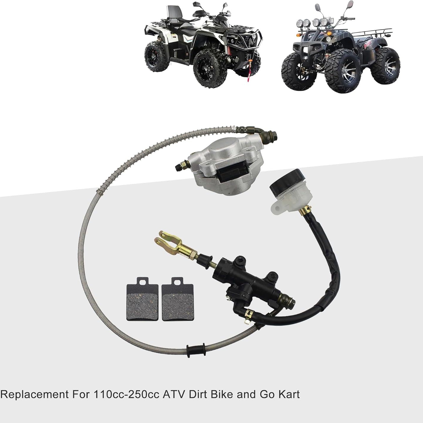 Rear Brake Assembly with Brake Pad For 110cc - 250cc ATV