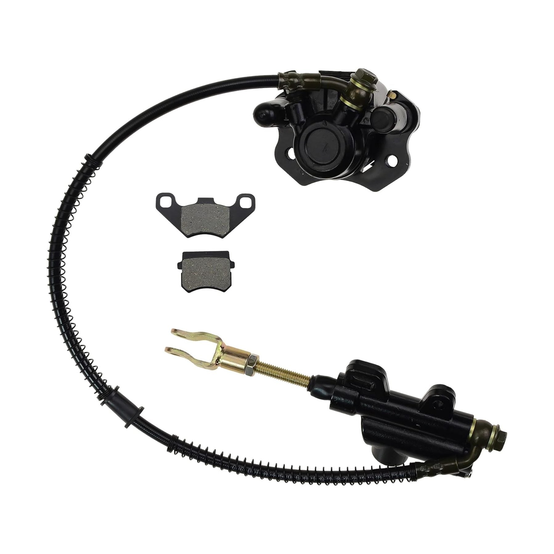 Rear Brake Assembly with Brake Pad For 50cc - 125cc Chinese ATV Quad Scooter Dune Buggy 4 Wheeler