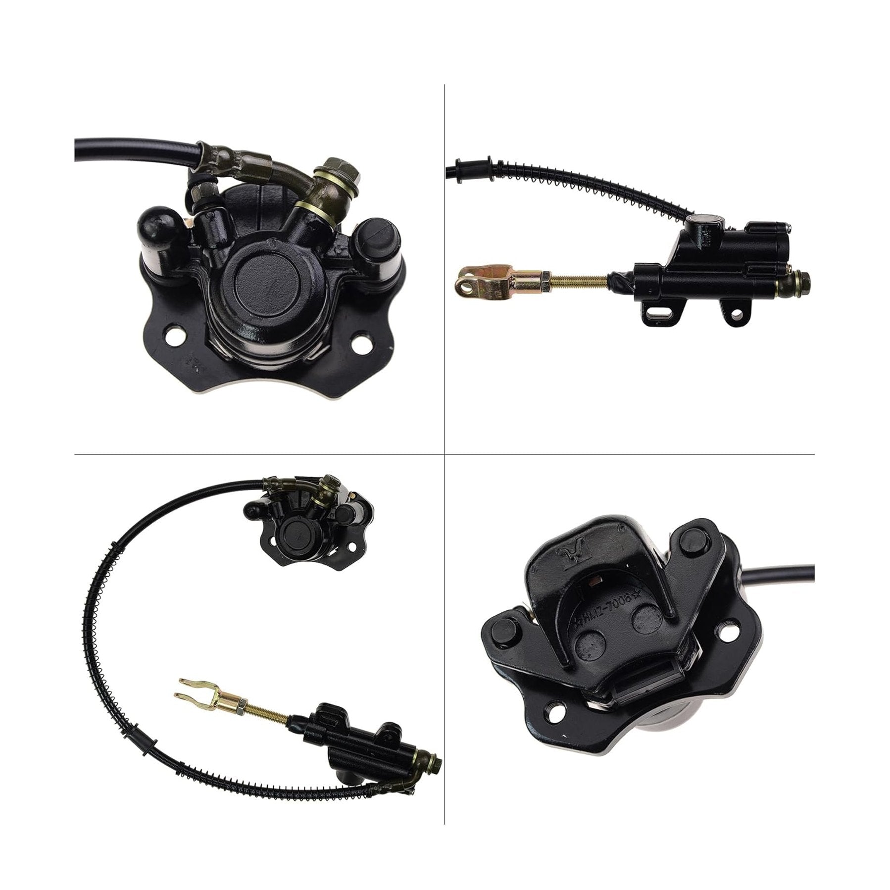 Rear Brake Assembly with Brake Pad For 50cc - 125cc Chinese ATV Quad Scooter Dune Buggy 4 Wheeler