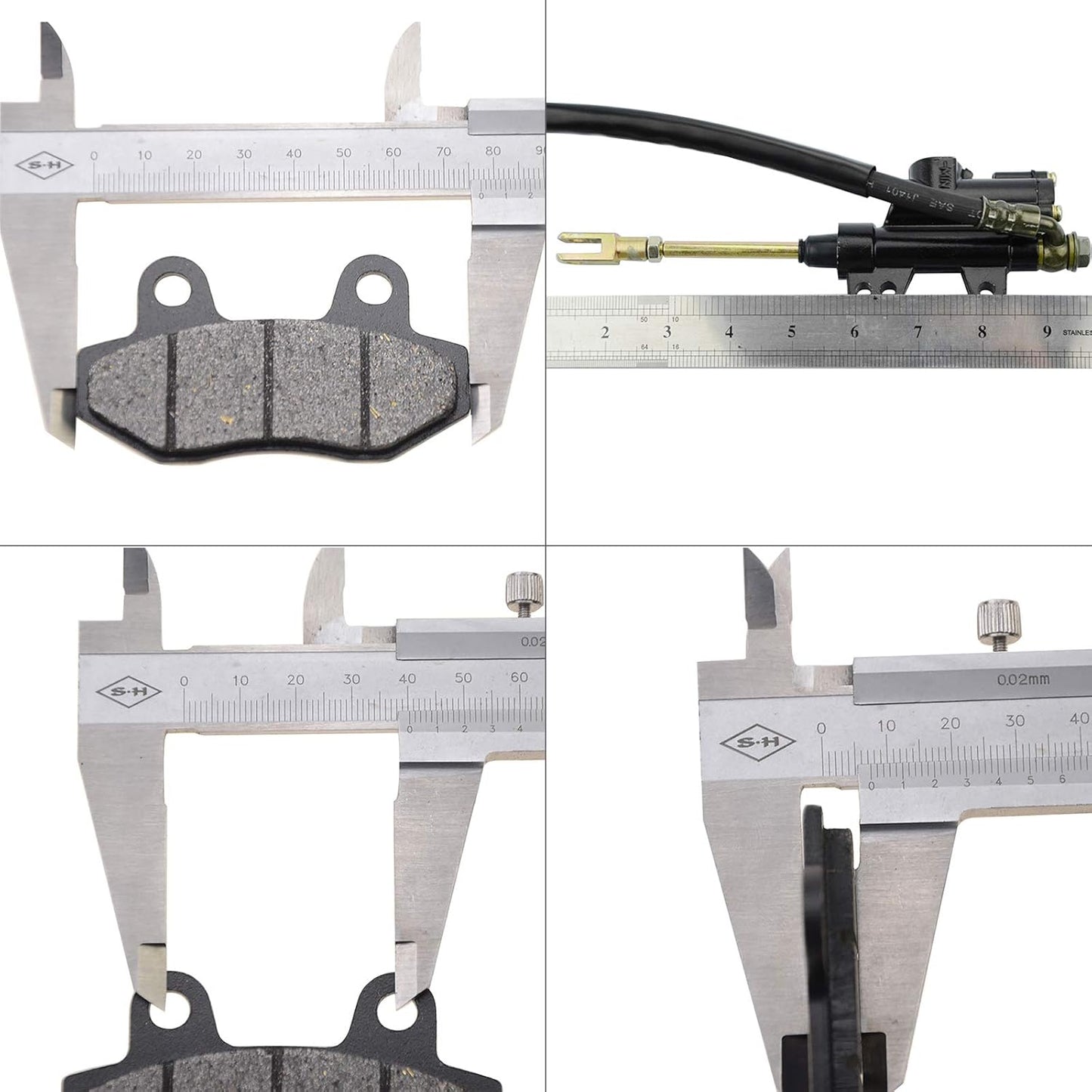 Rear Brake Assembly with Brake Pad For 70cc - 200cc off-road vehicles