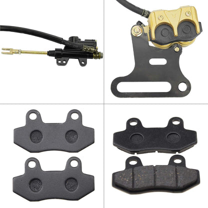 Rear Brake Assembly with Brake Pad For 70cc - 200cc off-road vehicles