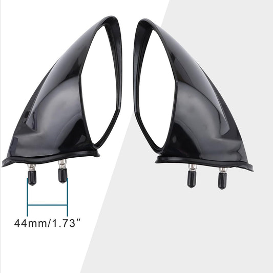 GOOFIT Motorboat Rearview Mirror a pair of Replacement for WaveRunner VX110 VX110 VXR VXS V1 FX Sport Deluxe Cruiser EX Series 2005-2009