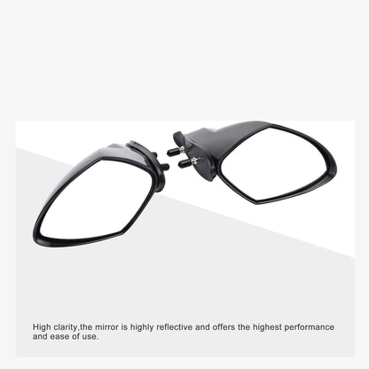 GOOFIT Motorboat Rearview Mirror a pair of Replacement for WaveRunner VX110 VX110 VXR VXS V1 FX Sport Deluxe Cruiser EX Series 2005-2009