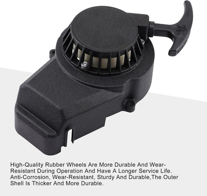 Recoil Starter - Aluminum - 2 Stroke - BLACK - Version 2