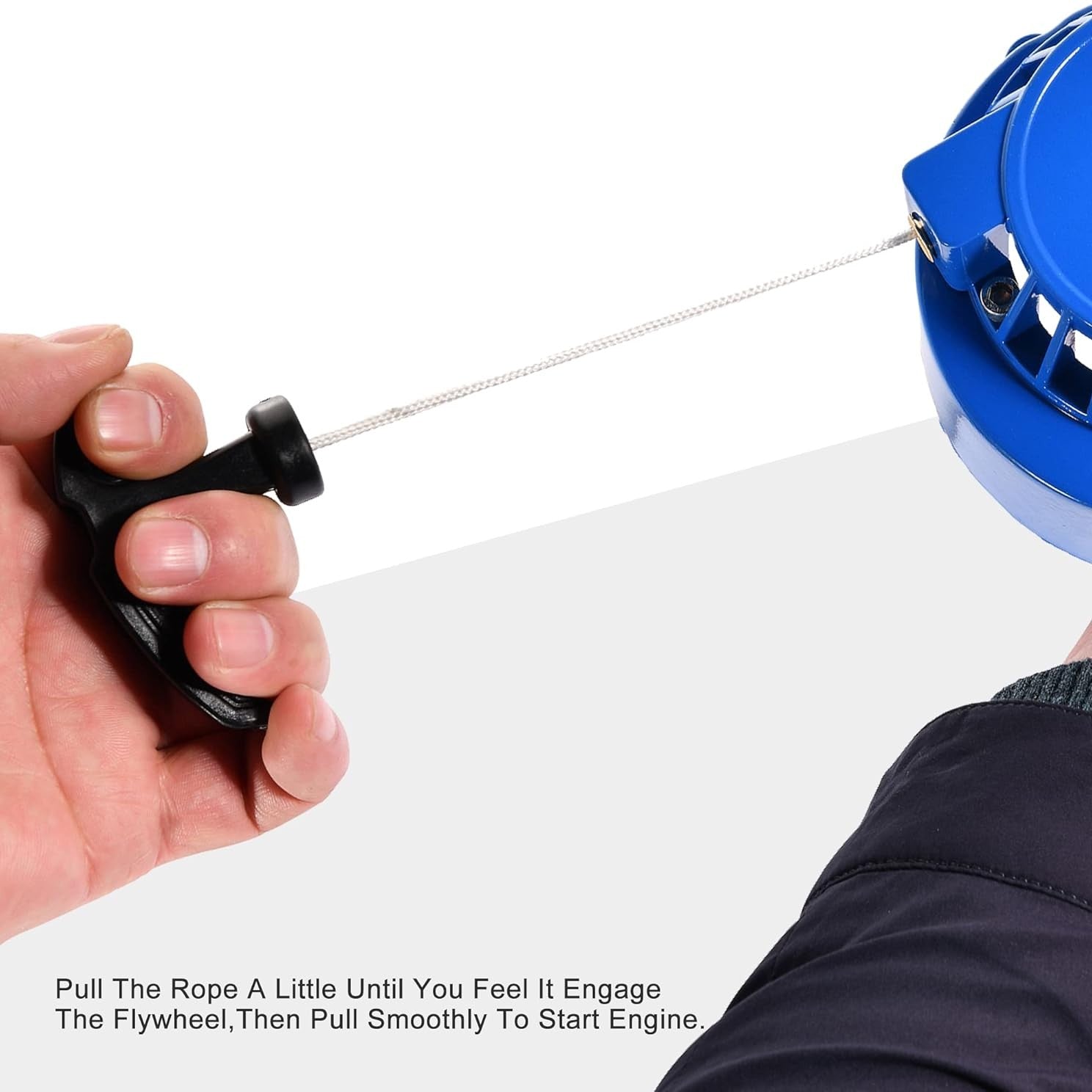 GOOFIT Blue Aluminum Pull Starter Start with Screws for 2 Stroke 47cc 49cc Pocket Bike Mini Bike Dirt Bike Scooter ATV Quad Motorcycle