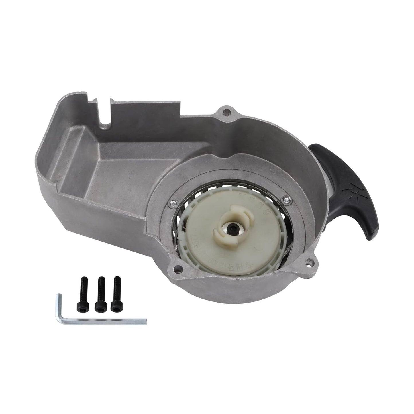 GOOFIT Aluminum Pull Start Recoil Starter Replacement for 2 Stroke 47cc 49cc Pocket Bike Mini Bike Dirt Bike Scooter ATV Quad Motorcycle