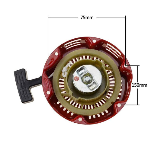 GOOFIT Pull Start Recoil Starter Replacement for 154F Generator Engine Pit Bike ATV Quad Moped Scooter Bicycles Red