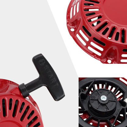 GOOFIT New Pull Start Recoil Starter Replacement for GX120 GX160 GX168 GX200 4hp 5.5hp 6.5hp 28400-ZE1-003ZF 28400-ZH8-013YA Go Kart Engine Generator Parts