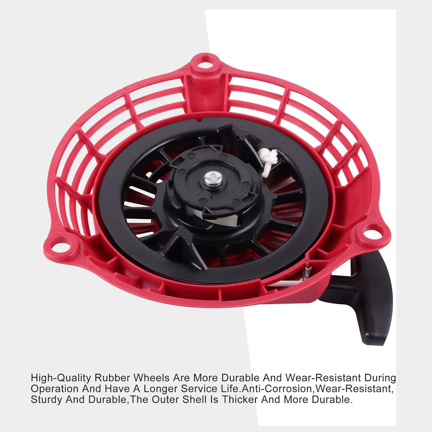 GOOFIT Recoil Pull Starter Assembly Replacement for GC135 GC160 GCV135 GCV160 28400-Z0L-V20ZB Lawn Mower Engine Red
