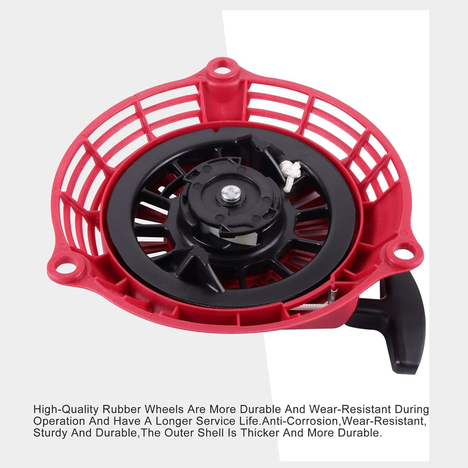GOOFIT Recoil Pull Starter Assembly Replacement for GC135 GC160 GCV135 GCV160 28400-Z0L-V20ZB Lawn Mower Engine Red