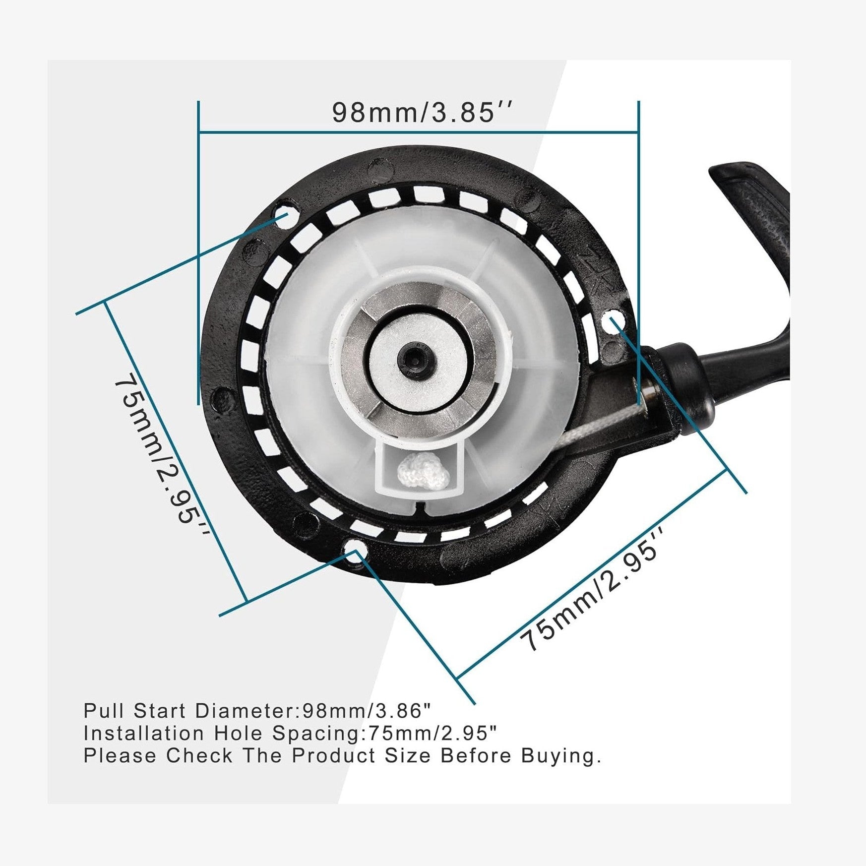 Recoil Starter For 40-6 2-Stroke 47cc 49cc