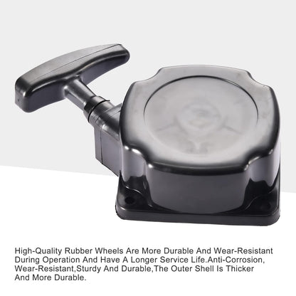 Recoil Starter - Plastic - 2 Stroke - BLACK - Version 6