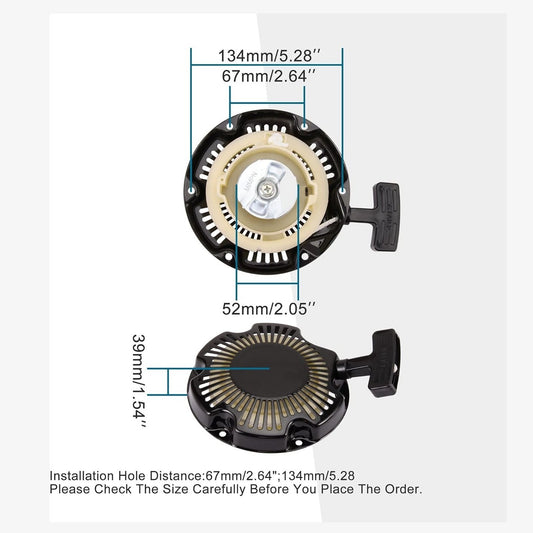 GOOFIT Pull Start Recoil Replacement for MM-B80 MM-B80R Youth Mini Bike Baja Doodlebug 2.8hp DB30 97cc Doodle Bug Mini Racer Bike Motovox MBX10 MBX11 MBX12 Parts