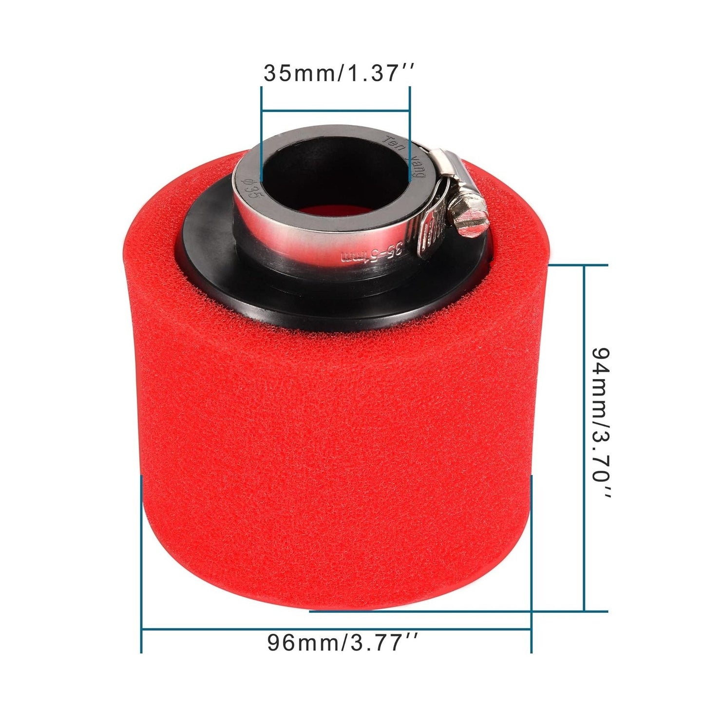 Red Pod Air Filter 35/38/42/45/48mm