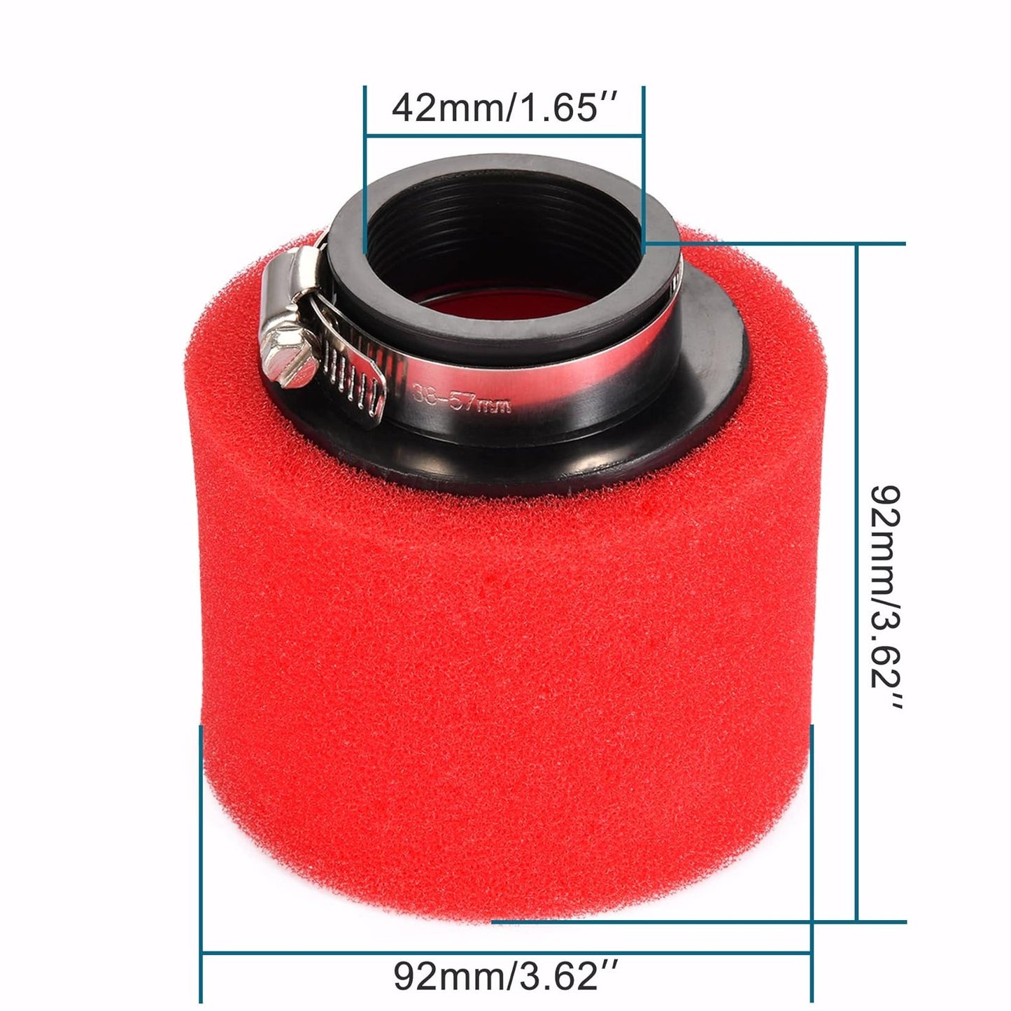 Red Pod Air Filter 35/38/42/45/48mm