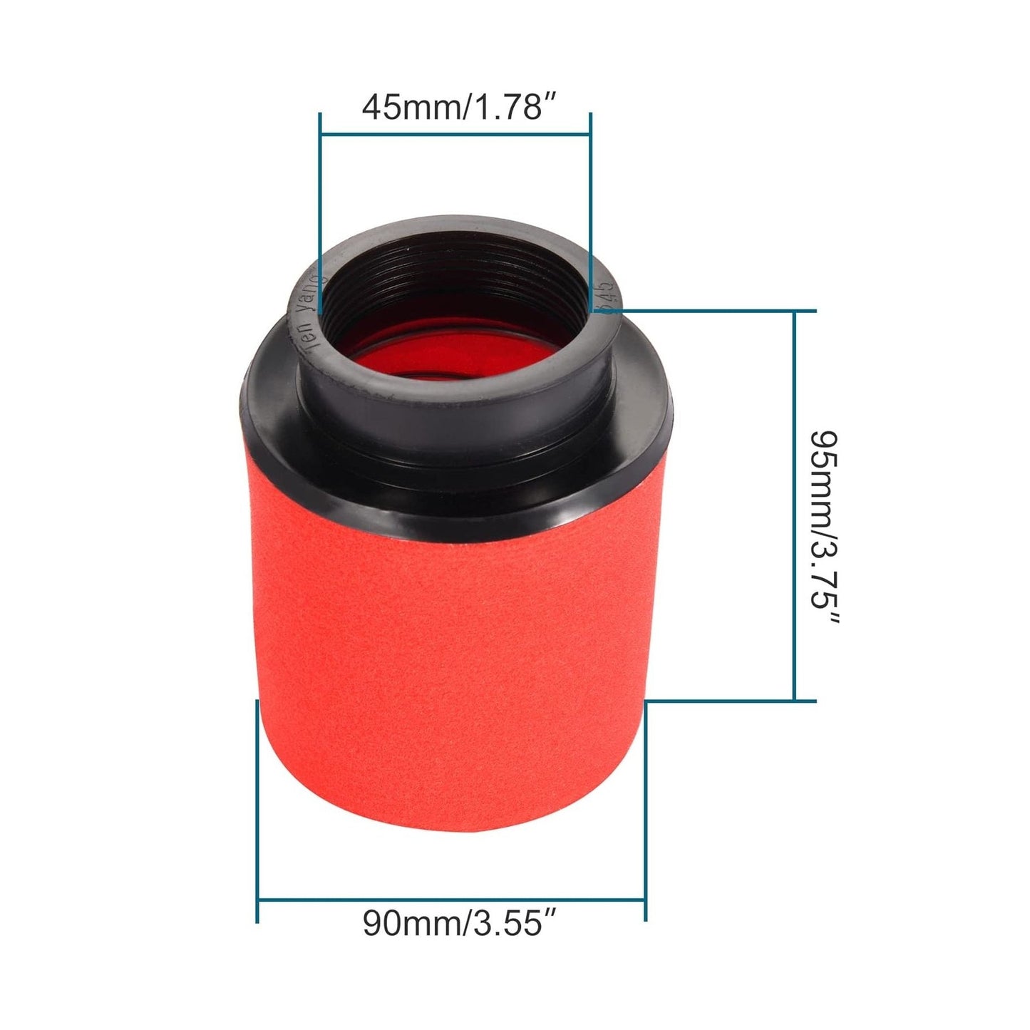 Red Pod Air Filter 35/38/42/45/48mm