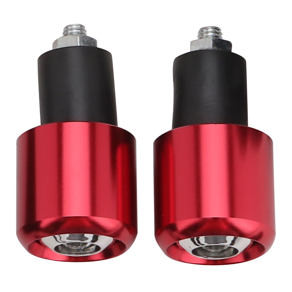 Red 22mm CNC Brake Clutch Lever Set with Twist Throttle Grips for Motorcycle ATV