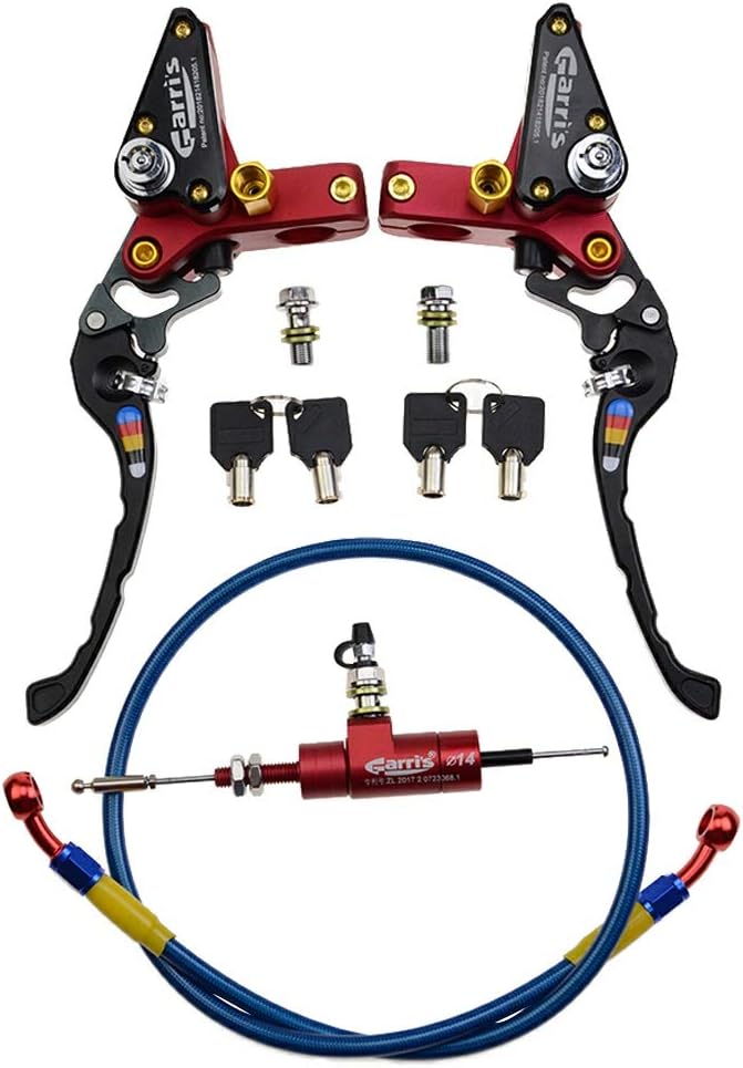 Red Hydraulic Clutch Master Cylinder Lever 22mm for 125cc–250cc Dirt Bike