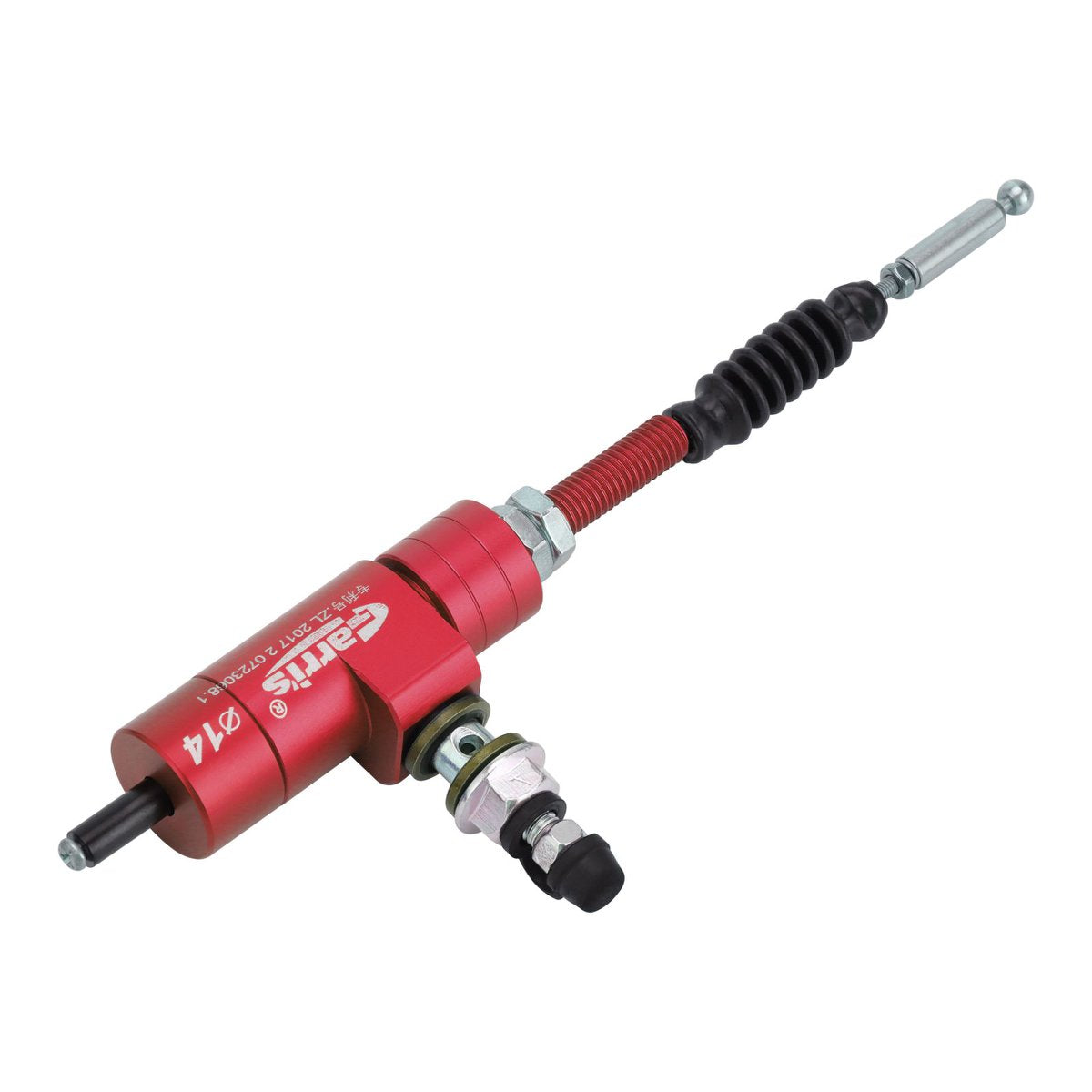 Red M8 x 1.25mm Hydraulic Clutch Brake Master Cylinder Rod for Dirt Bike ATV