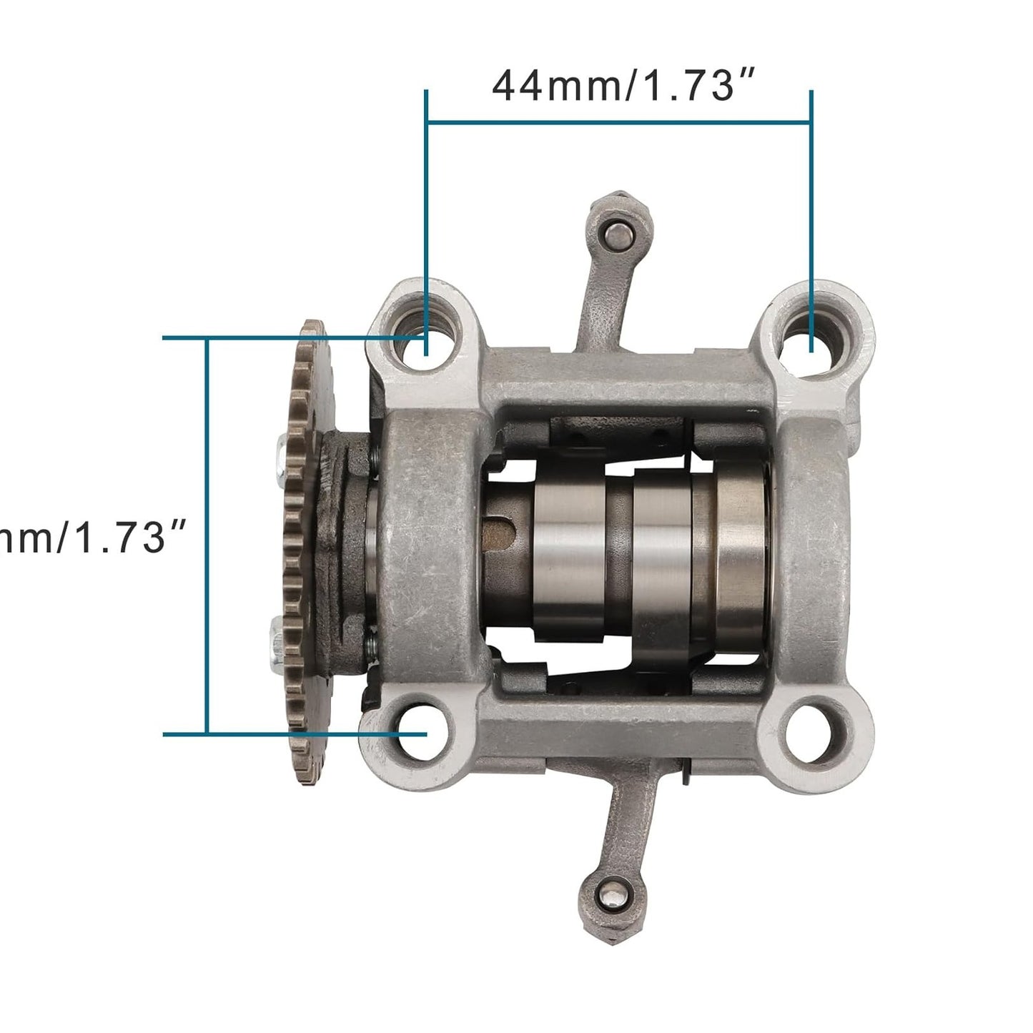 GOOFIT Motorcycle Rocker Arms Camshaft Support Replacement for 161cc Scooter Chinese Moped MTB Go Kart