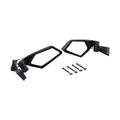 Side Mirrors with Turn Signal Set For Can Am Maverick X3