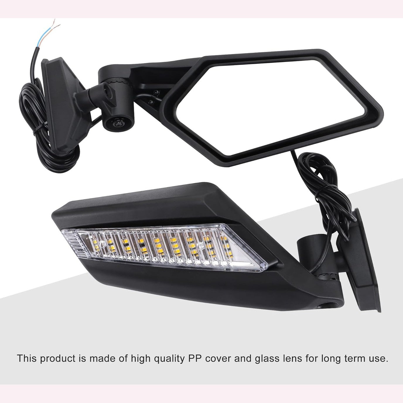 Side Mirrors with Turn Signal Set For Can Am Maverick X3