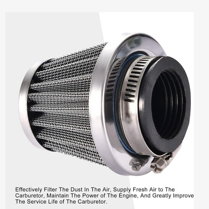 Silver Air Filter 35/38/42/44/58mm
