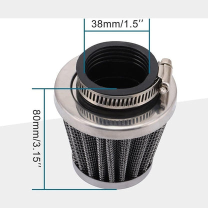 Silver Air Filter 35/38/42/44/58mm