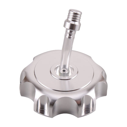 Silver Fuel Tank Cap Cover 50mm for CRF XR TTR SSR Pit Dirt Bike ATV