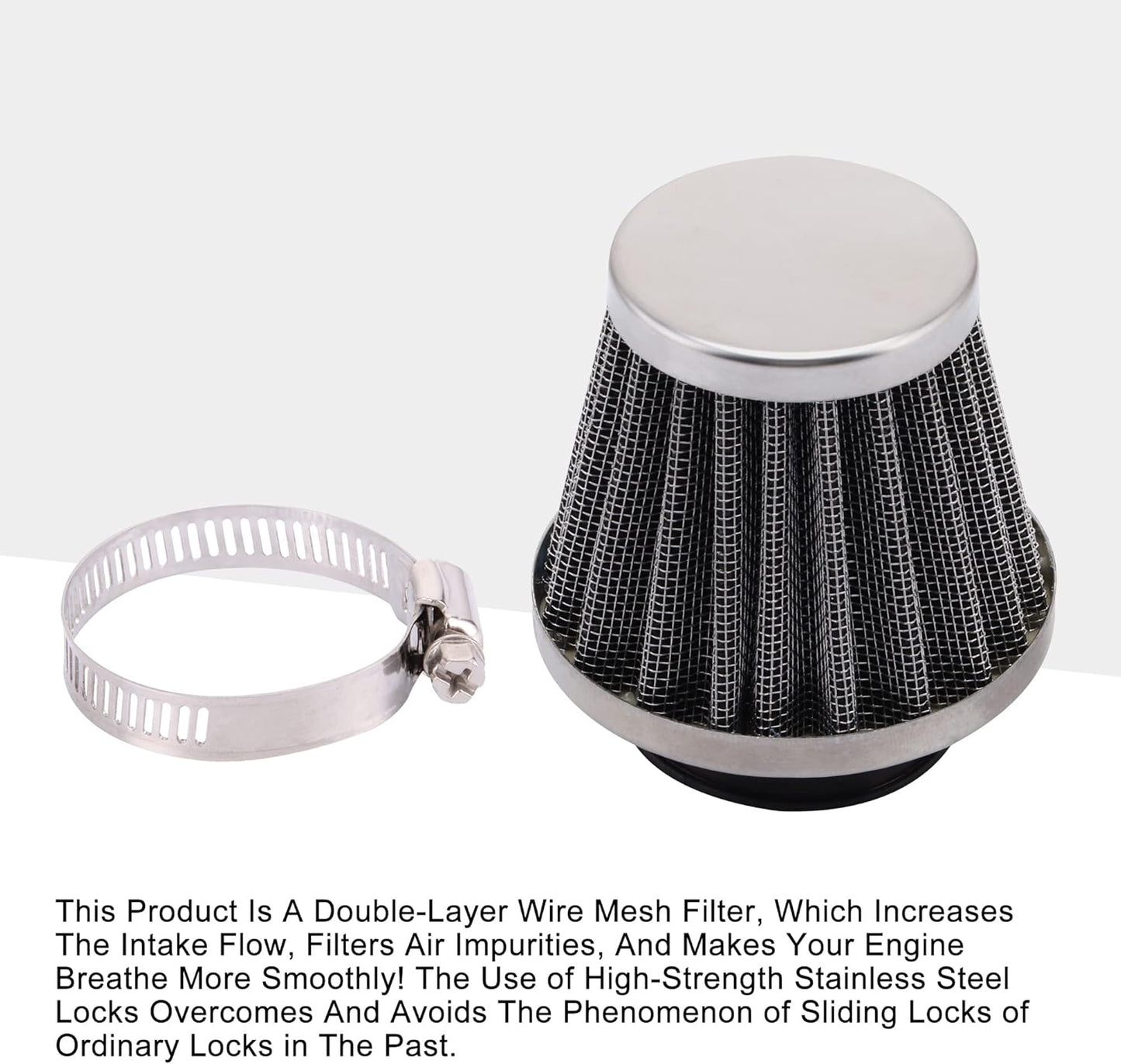 38mm Air Filter for GY6 CG 150 Scooter ATV Dirt Bike PZ26 PZ27 Carb