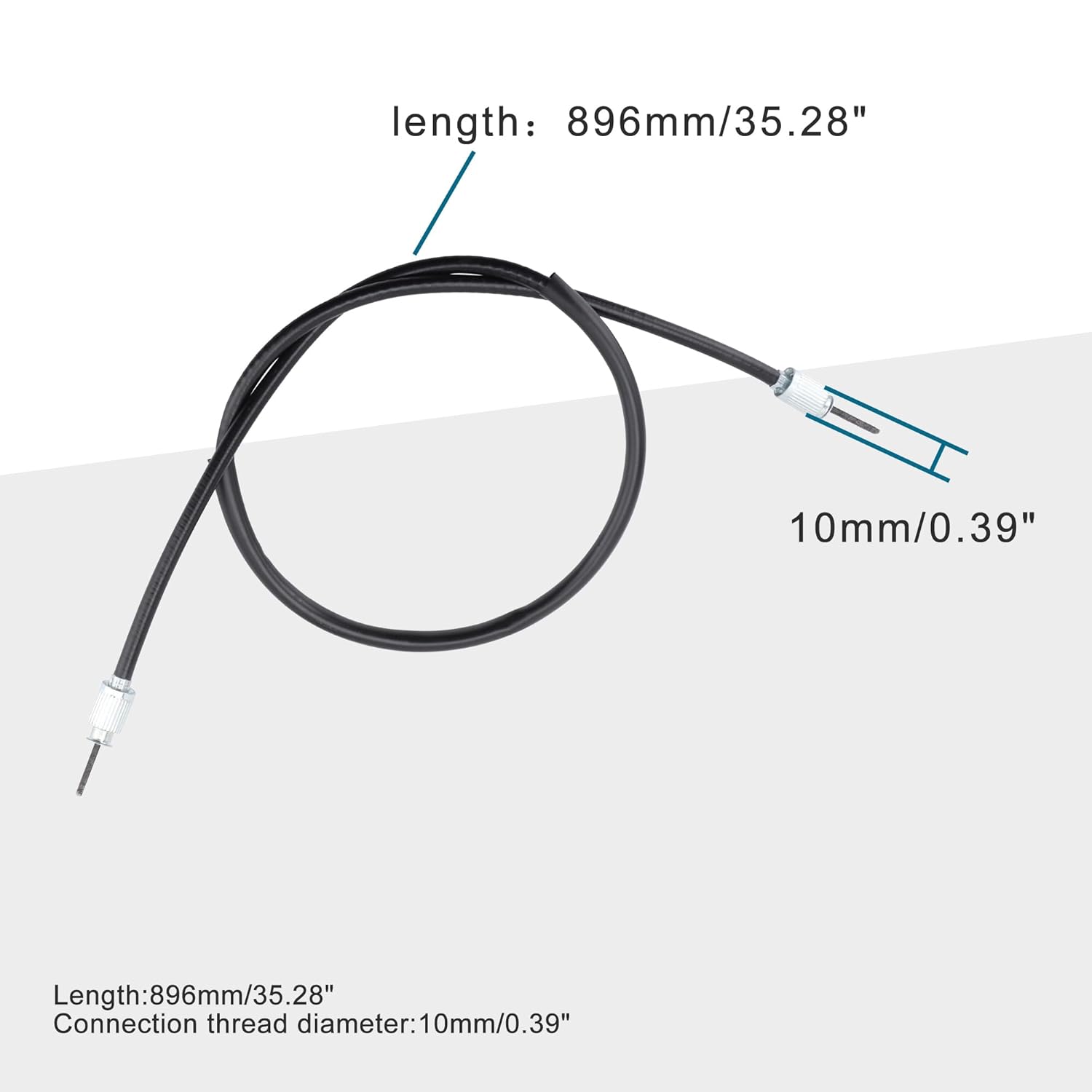 GOOFIT 35.28" Speedometer Cable for GY6 50cc Moped Motorcycle Scooter Accessory