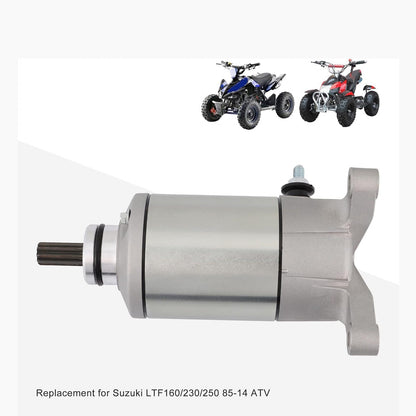 Starter Motor 10 Tooth For Suzuki LTF160/230/250 85-14 ATV