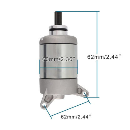 GOOFIT Electric Starter Start Motor Accessories Fit Engine Replacement for ATV YFZ450 04-13 YFZ450 LE 2004 YFZ450 SE 05-09 5TG-81800-00-00 5TG-81890-00-00