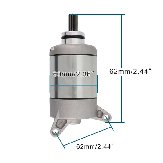 GOOFIT Electric Starter Start Motor Accessories Fit Engine Replacement for ATV YFZ450 04-13 YFZ450 LE 2004 YFZ450 SE 05-09 5TG-81800-00-00 5TG-81890-00-00