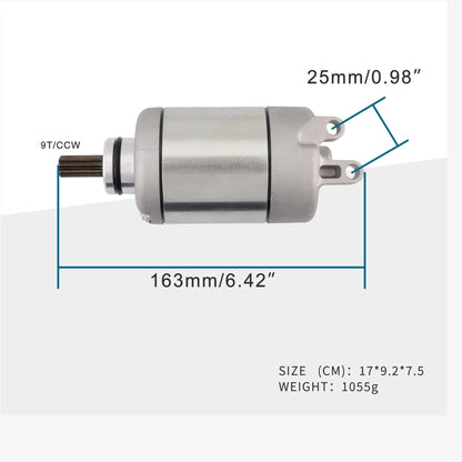 Starter Motor - 9 Tooth - Yamaha YZF-R6