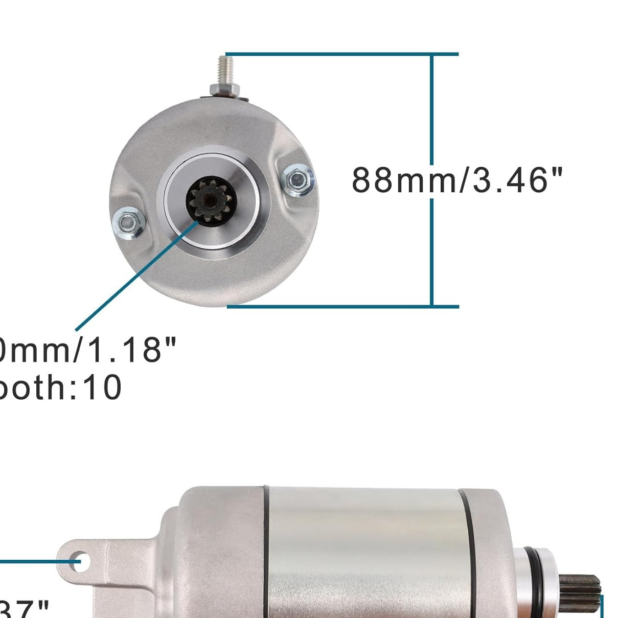 Starter Motor For 350cc HONDA TRAX350 31200-HA7-305/315/671