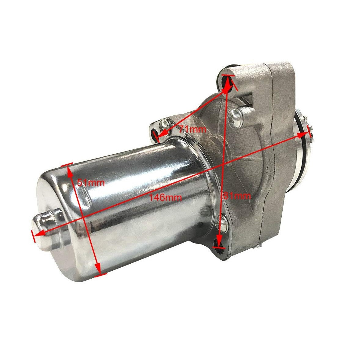 GOOFIT Electric Starter Motor Chinese Down-mounted Engine Motor Replacement for Motorcycle ATV 50cc 70cc 90cc 110cc I St01