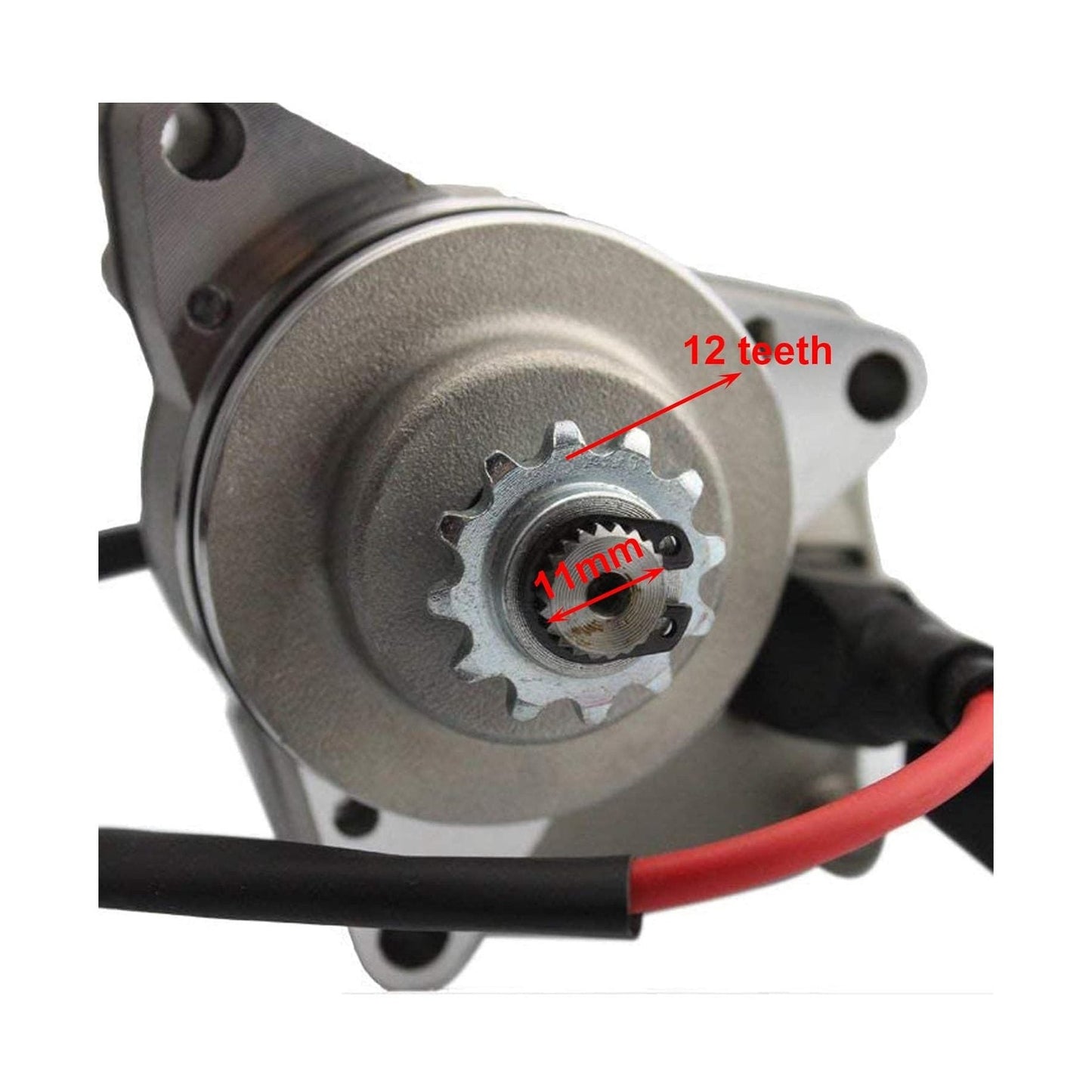GOOFIT Electric Starter Motor Chinese Down-mounted Engine Motor Replacement for Motorcycle ATV 50cc 70cc 90cc 110cc I St01